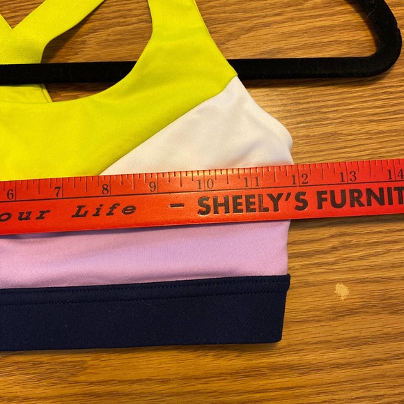 3 for $20 DSG Sports Bra Racer Back Navy Purple Green Girls Size Medium 10-12 - Picture 8 of 11